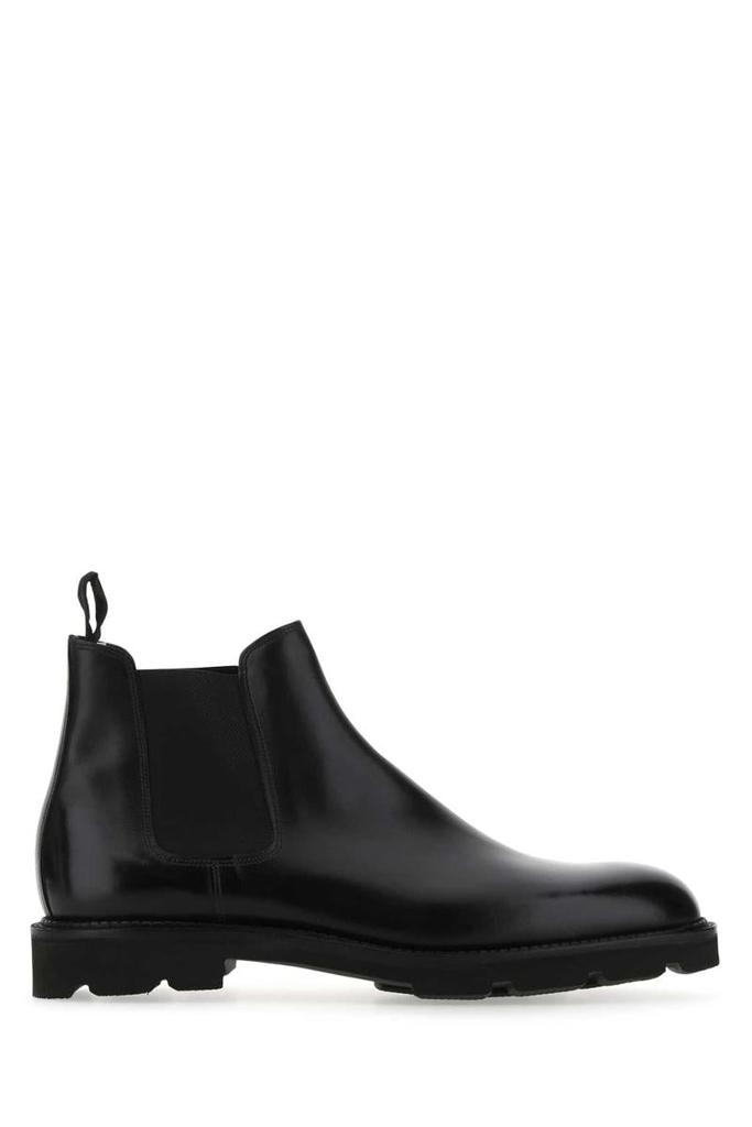 John Lobb Lawry Dark Brown Suede Chelsea Boot (fitting E