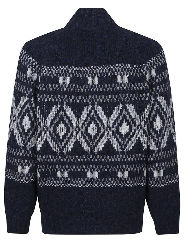 Brunello Cucinelli Brunello Cucinelli High Neck Zip-Up Cardigan 2