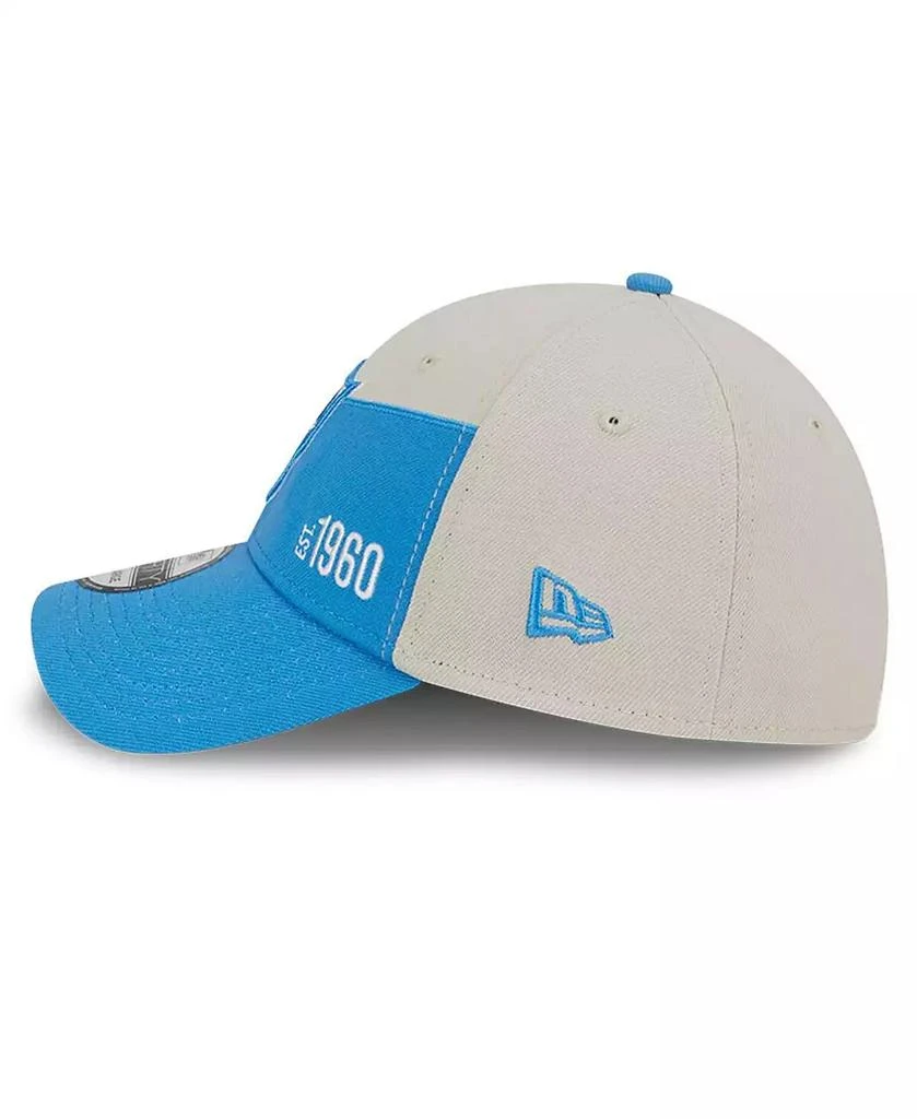 New Era Men's Cream, Powder Blue Los Angeles Chargers 2023 Sideline Historic 39THIRTY Flex Hat 2