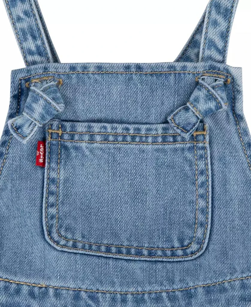 Levi
s Baby Girl
s Knot Strap Shortalls 3