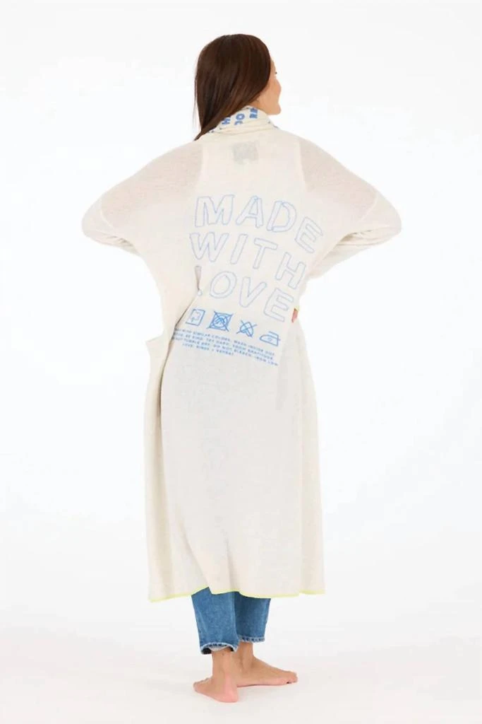 KERRI ROSENTHAL Kerri Rosenthal - Super Duper Made With Love Duster Cardigan 2