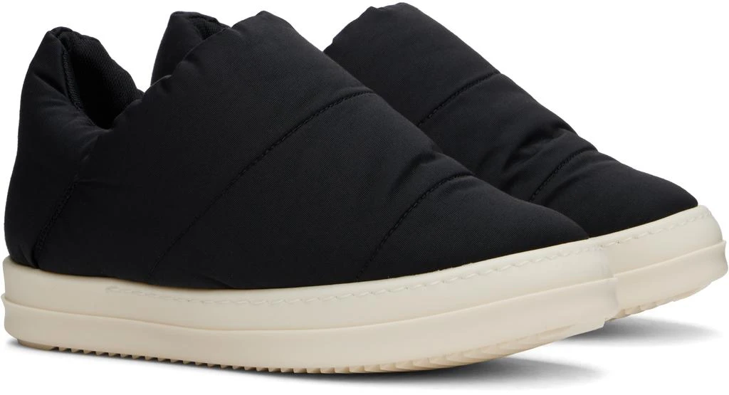 Rick Owens Black Porterville Puffer Slip On Sneakers 4