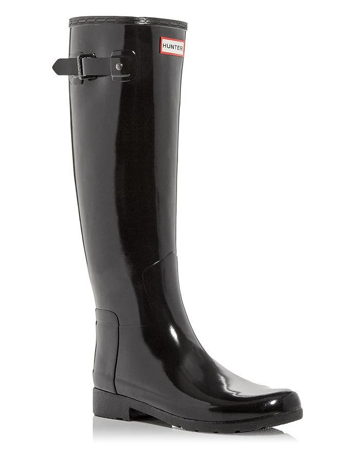 Hunter Women's Original Refined Tall Gloss Rain Boots 1