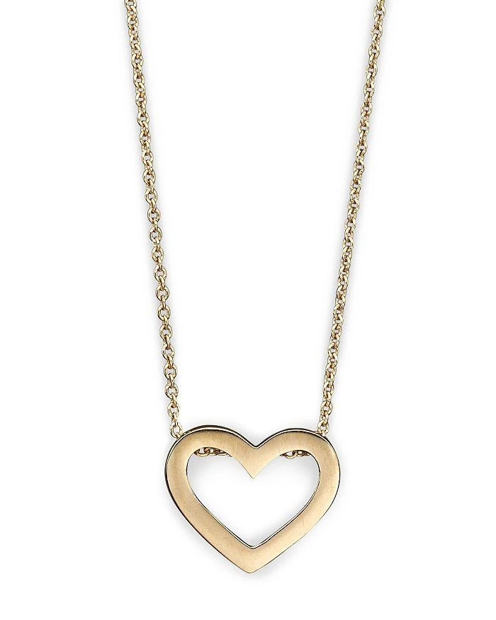 Roberto Coin 18K Yellow Gold Tiny Treasure Heart Necklace, 18"