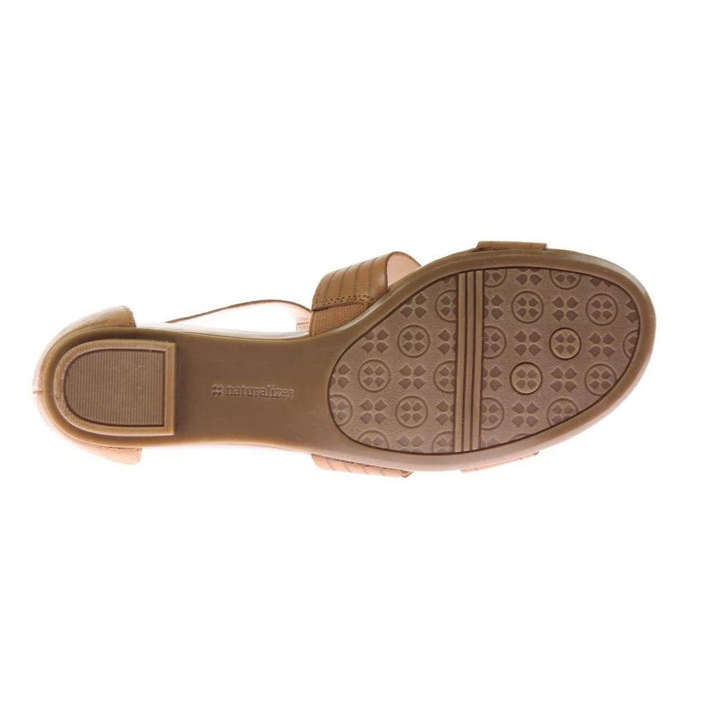 Naturalizer Longing Womens Leather Gladiator T-Strap Sandals 2
