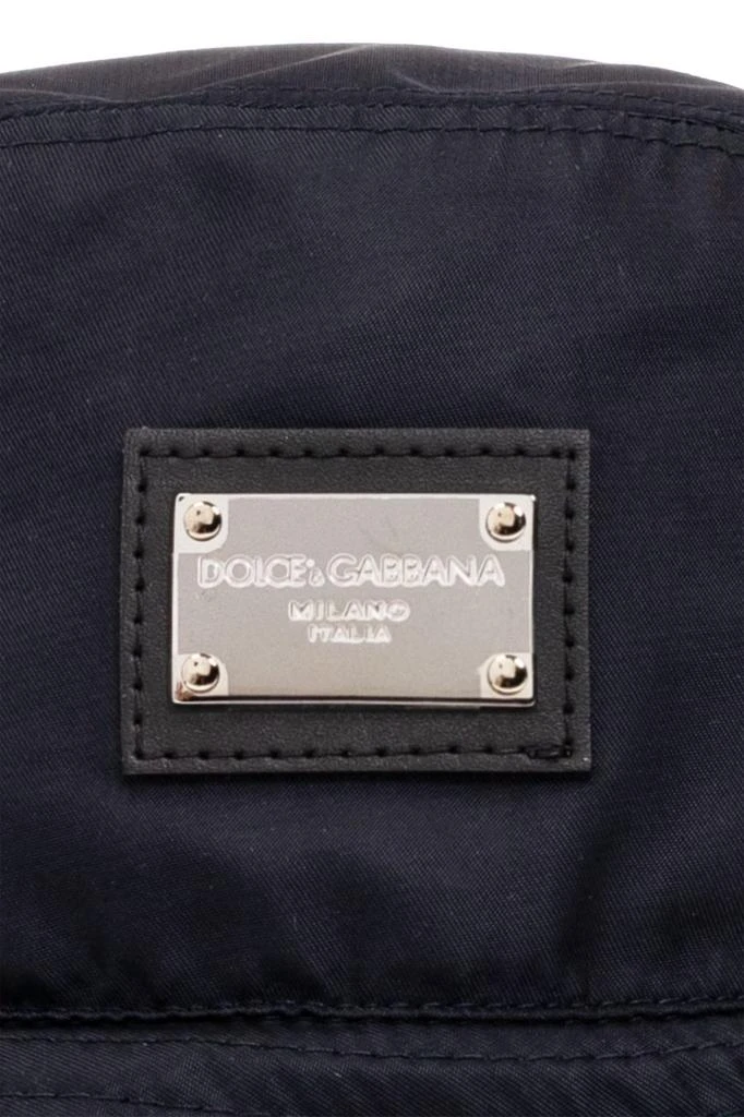 Dolce & Gabbana Dolce & Gabbana Logo Plaque Slip-On Bucket Hat 3