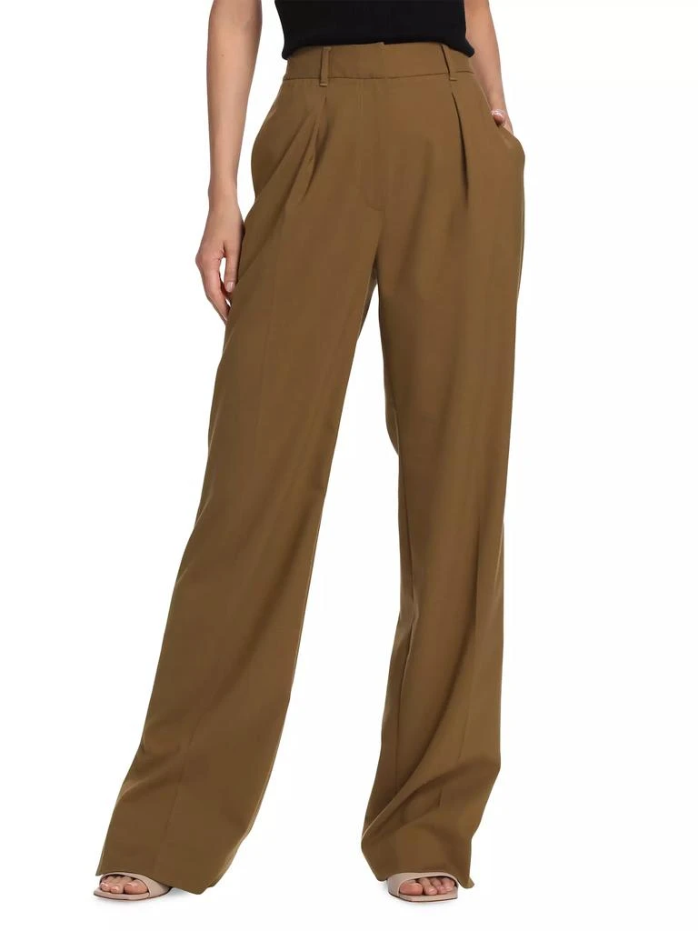 Derek Lam Calypso Pleated Slit Trousers 3
