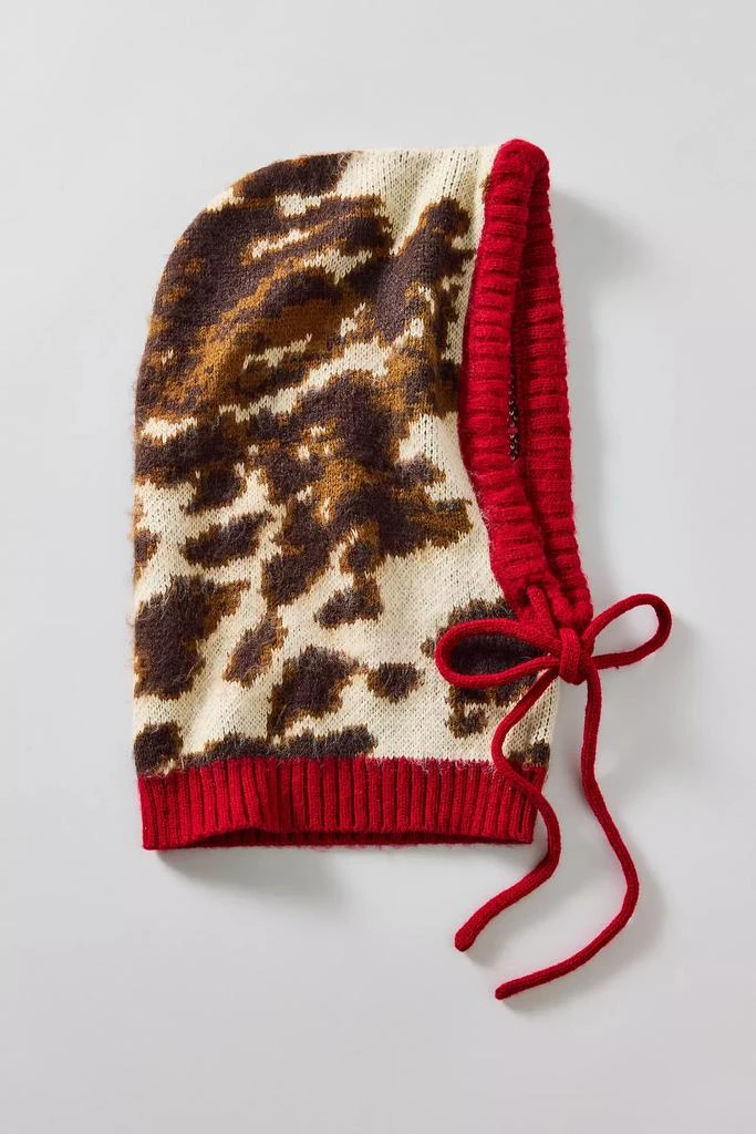 Urban Outfitters Cow Print Balaclava Hood 2