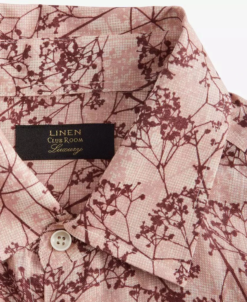 Club Room Men's Lisbon Long Sleeve Button-Front Printed Linen Shirt, Exclusively at Macy's 4