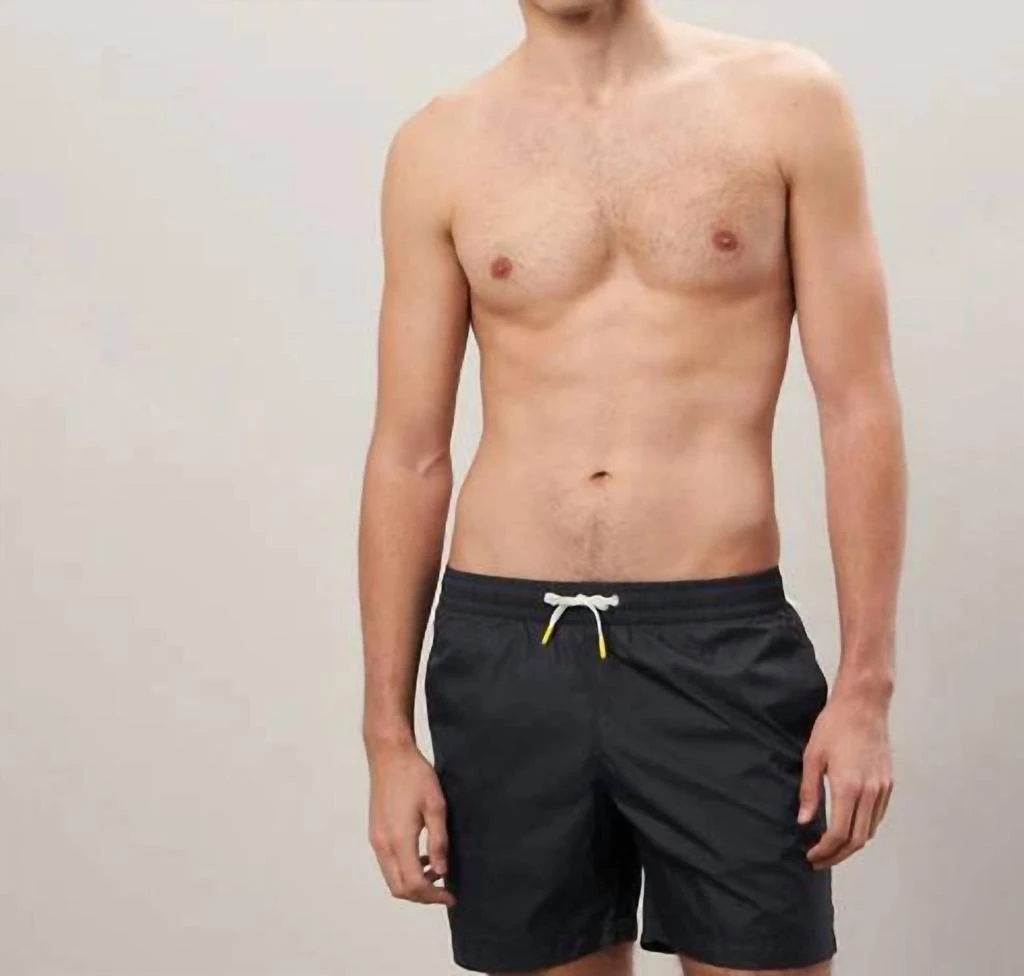 Hartford Men's Swim Trunks In Charcoal 4