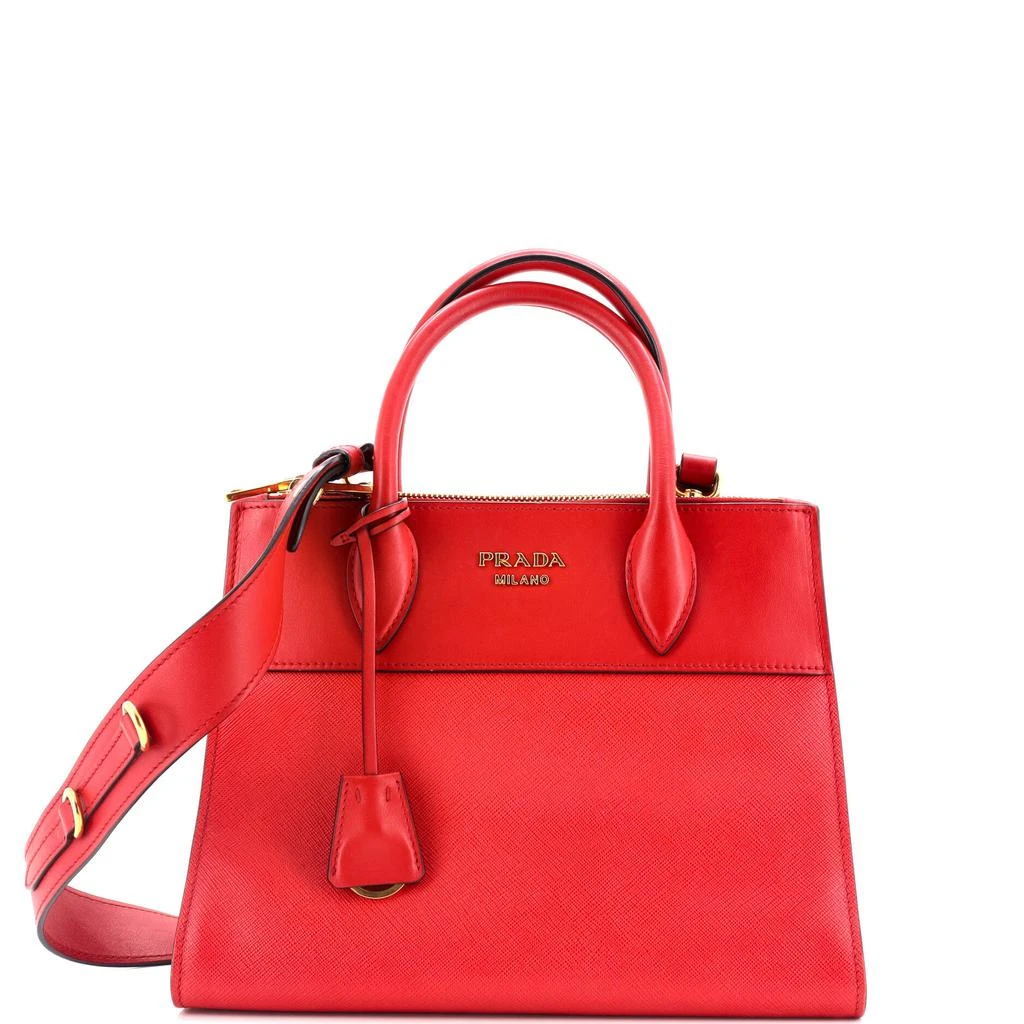 Prada Paradigme Tote Saffiano with City Calf Small 1