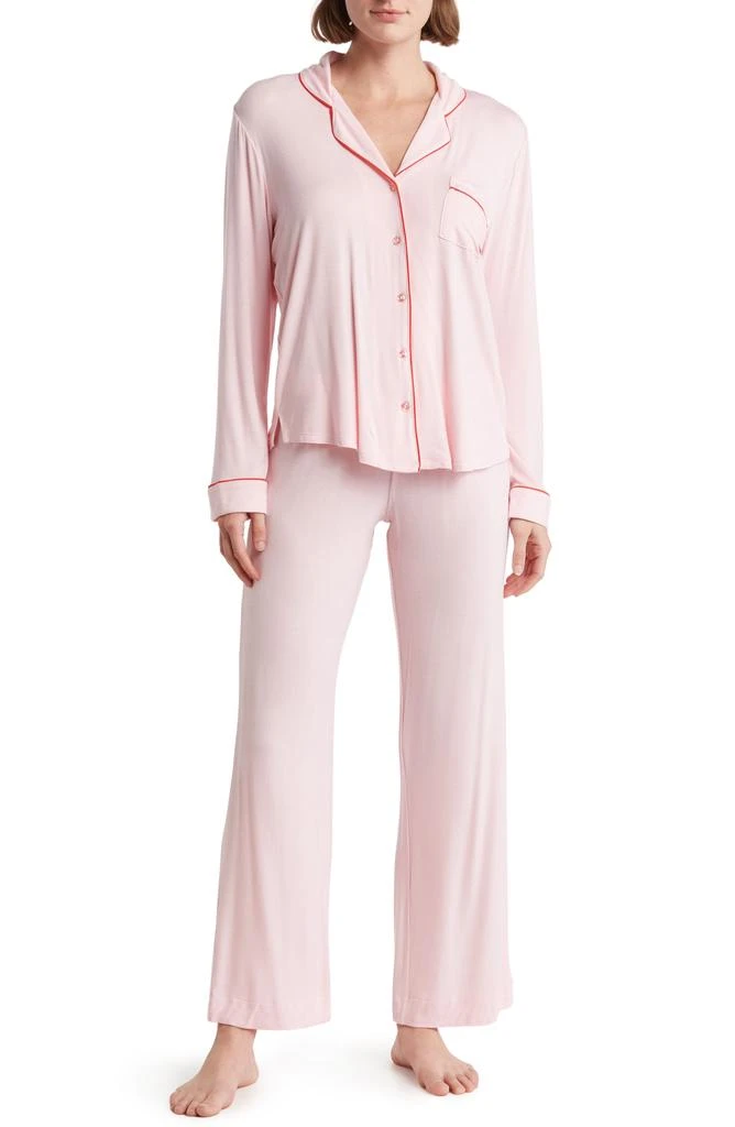 Nordstrom Tranquility Long Sleeve Shirt & Pants Two-Piece Pajama Set 1