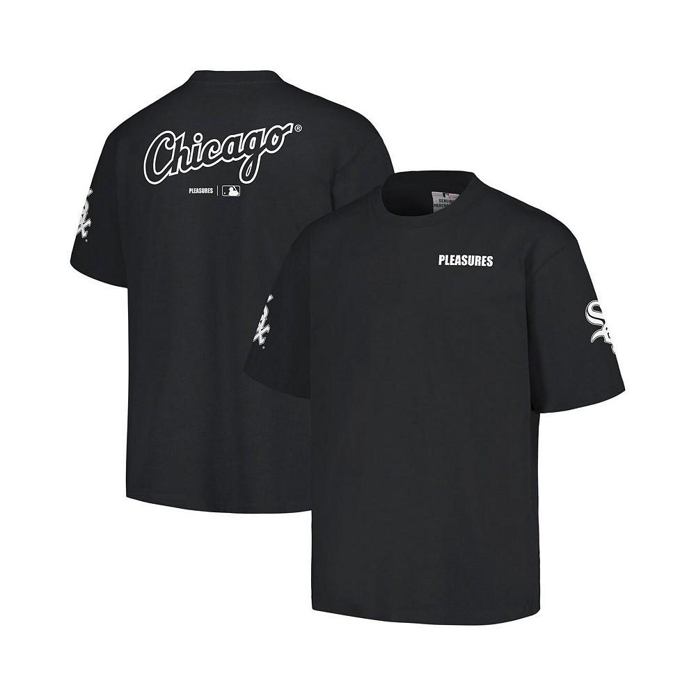 PLEASURES Men's Black Chicago White Sox Team T-shirt