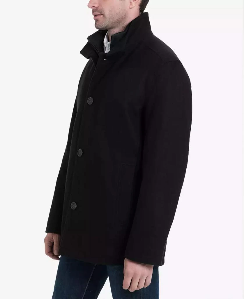 London Fog Men's Wool-Blend Layered Car Coat, Created for Macy's 4
