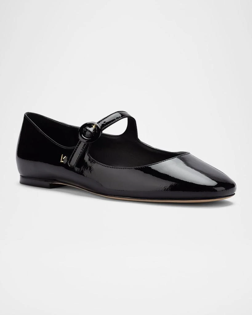 Larroude Blair Patent Mary Jane Ballerina Flats 2