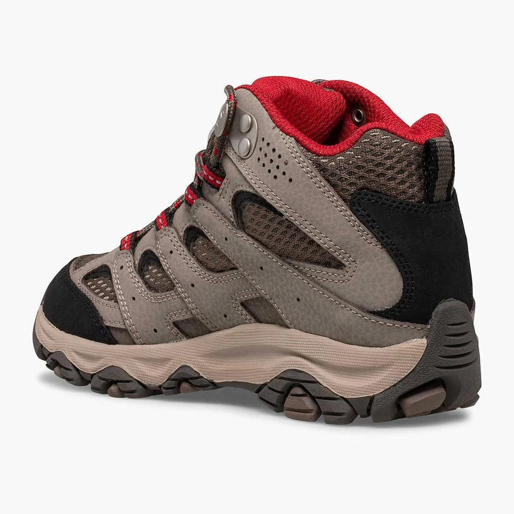 Merrell Merrell Moab 3 Mid MK265701 Kids Boulder Red Leather Waterproof Ankle Boots TF73 3