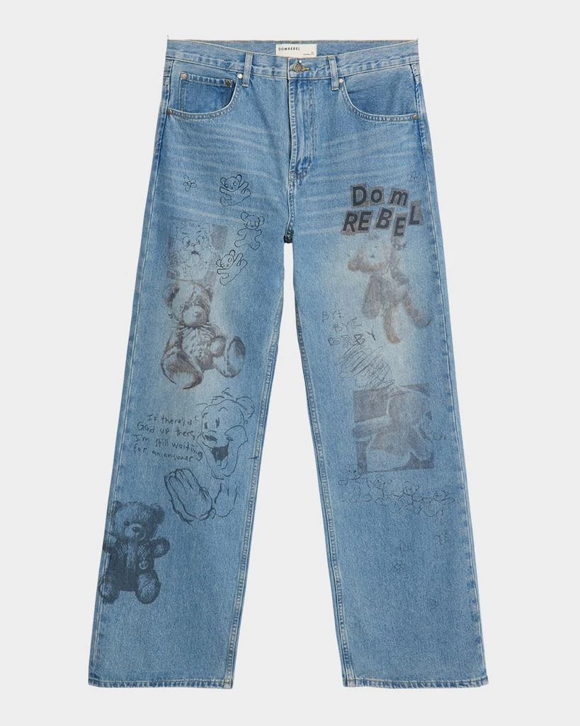 DOMREBEL Men's Hops Bootcut Jeans 1