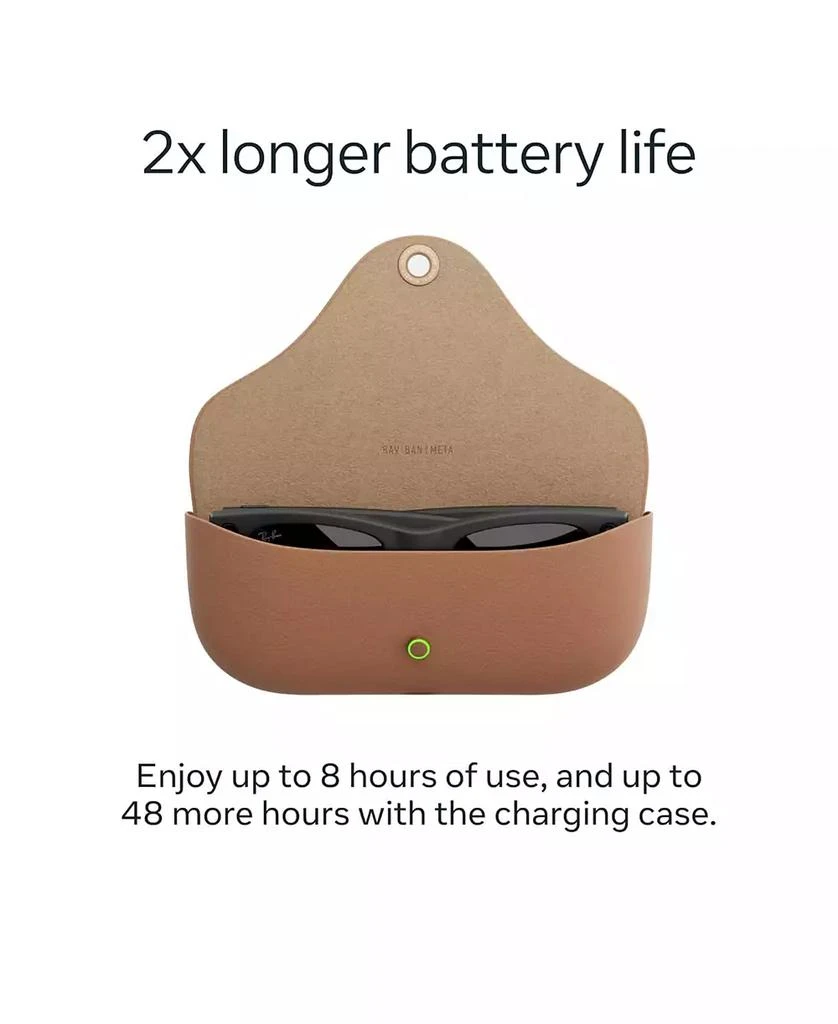 Ray-Ban Unisex AI Glasses, Meta Wayfarer RW4012 - GEN 2 10