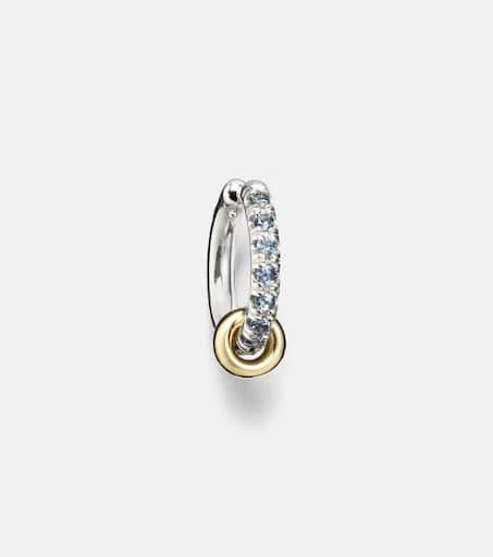 Spinelli Kilcollin Ombré sterling silver and 18kt yellow gold ear cuff with sapphires