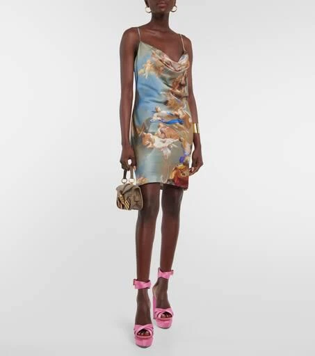 Balmain Ava satin platform sandals 2