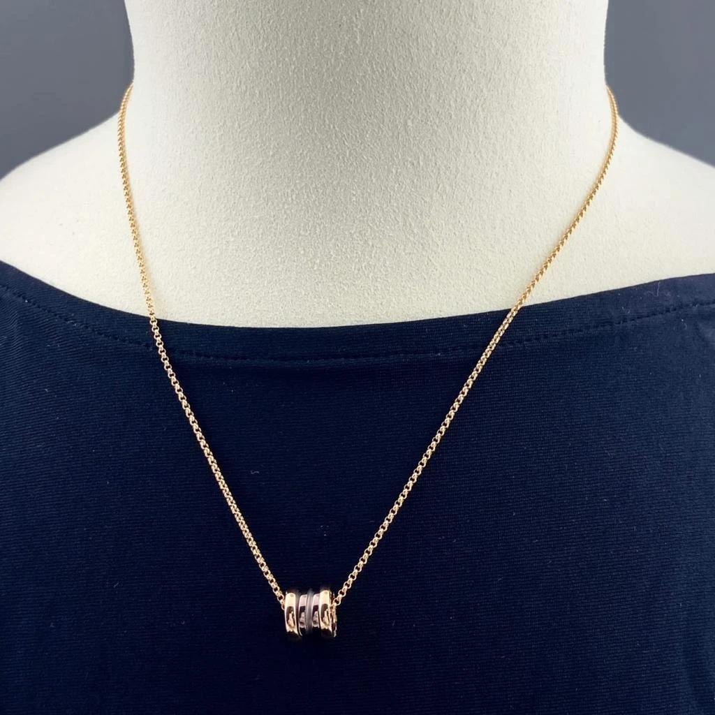 BVLGARI gold pink pink gold (18K) gold Ceramic Necklace (Pre-Owned) 3