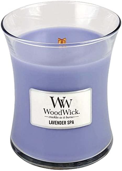 Woodwick WoodWick - Lavender Spa Medium Jar Candle