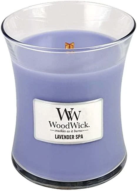 Woodwick WoodWick - Lavender Spa Medium Jar Candle 1