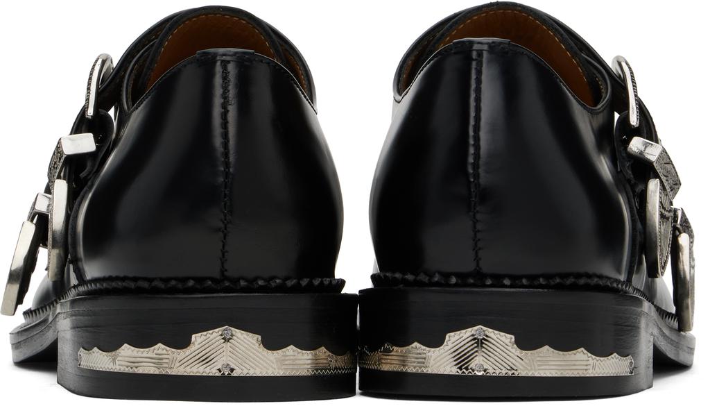 Toga Virilis Black Double Monkstraps