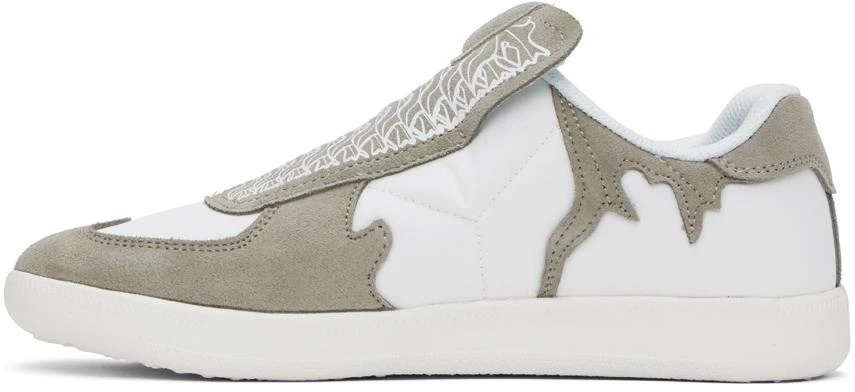 Youths in Balaclava White & Gray YAT Sneakers 3