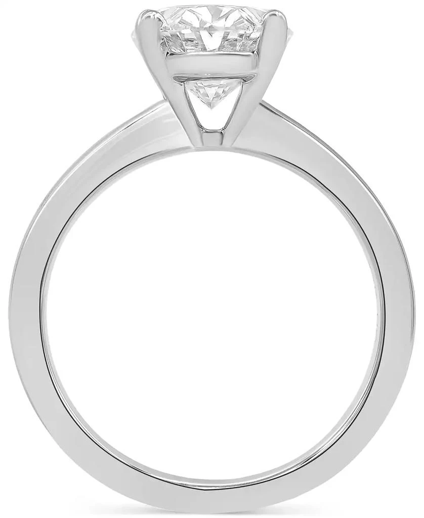 Badgley Mischka Certified Lab Grown Diamond Oval Solitaire Engagement Ring (4 ct. t.w.) in 14k Gold 2