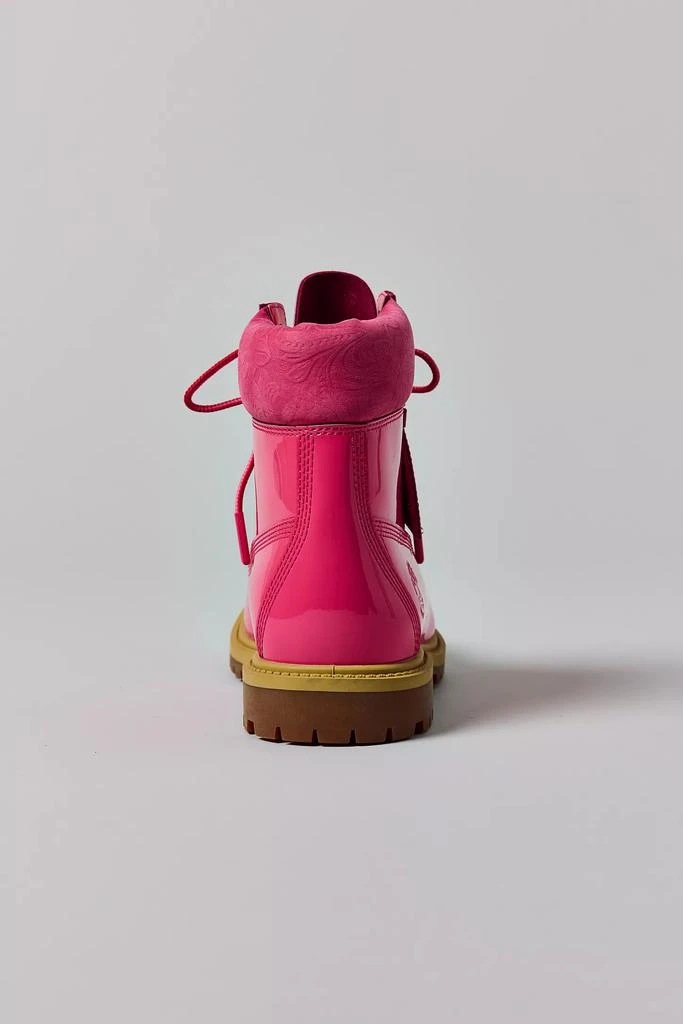 Timberland Timberland Women's Premium Pink Patent Leather 6-Inch Lace-Up Waterproof Boot 4
