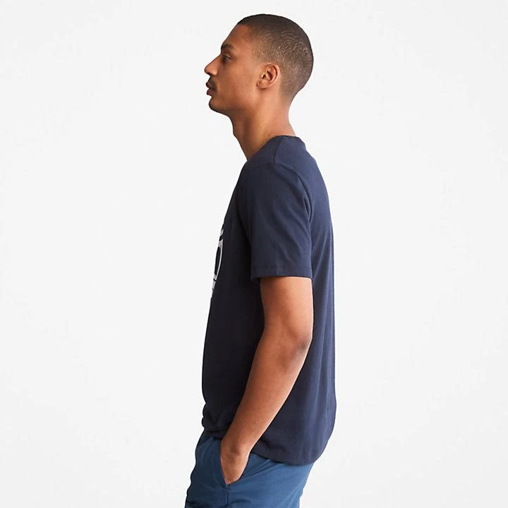Timberland Tree Logo T-Shirt for Men in Navy 4