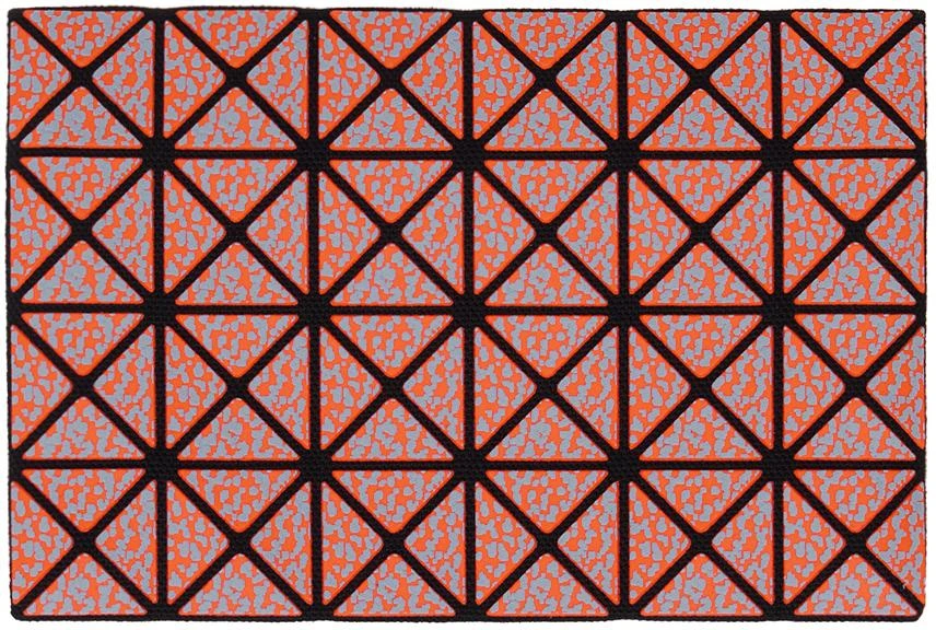 Issey Miyake Orange Oyster Card Holder 2