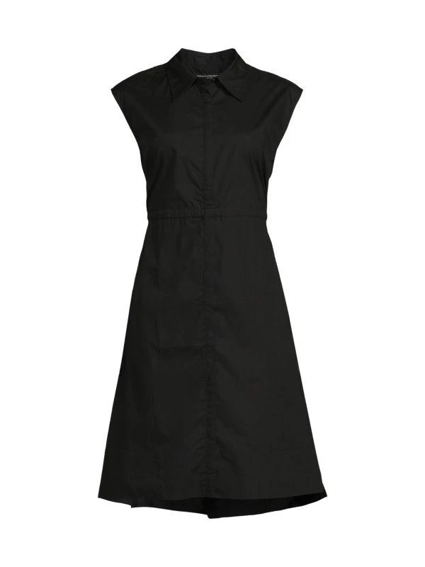French Connection Rhodes Solid A-Line Dress 3