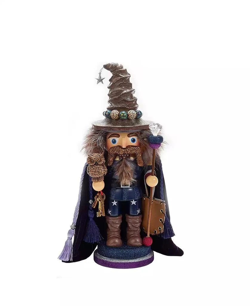 Kurt Adler 15-Inch Hollywood Wizard Nutcracker with Owl 1