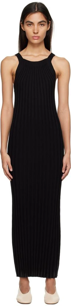 Loulou Studio Black Otama Midi Dress 1