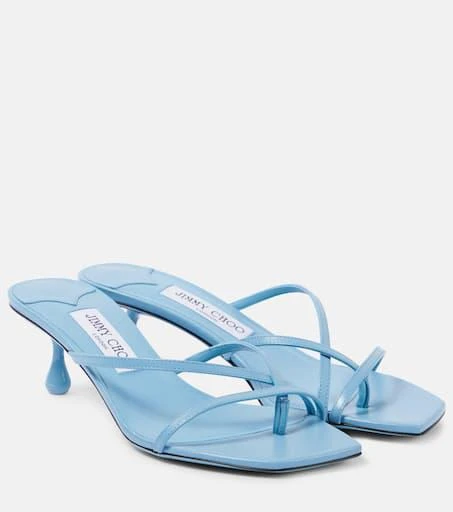 Jimmy Choo Etana 50 leather mules 1