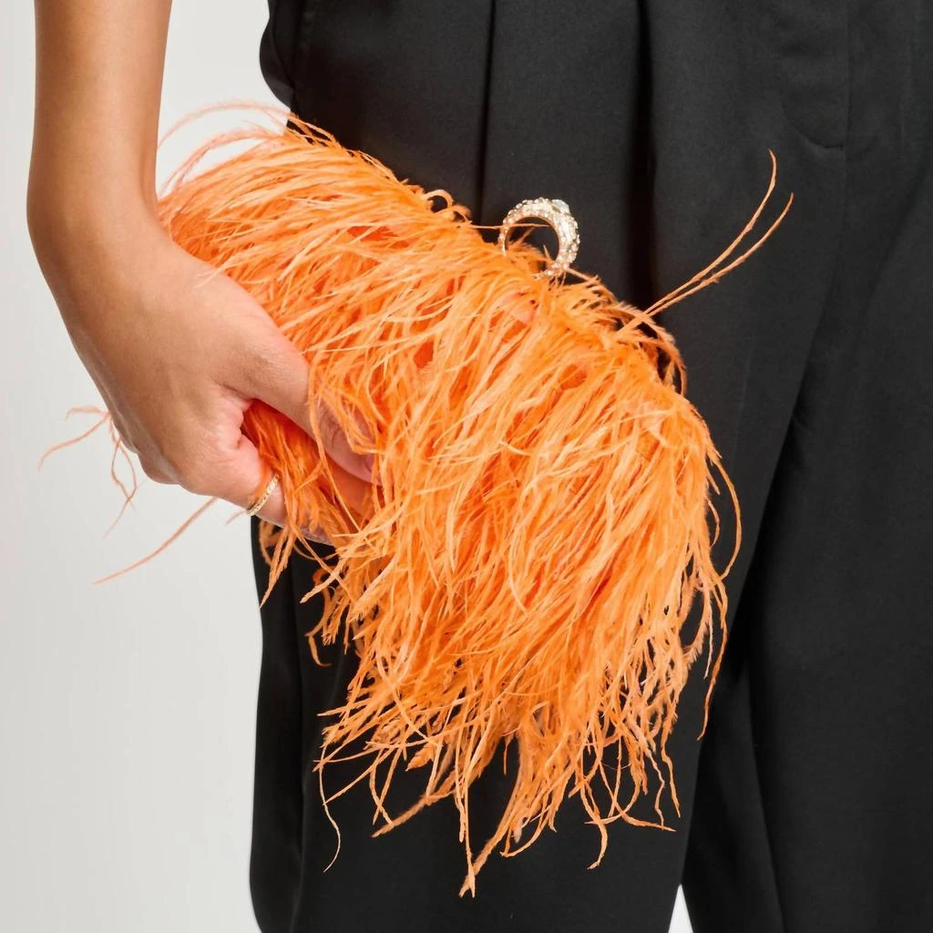 Moda Luxe Harlow Evening Bag In Orange 1