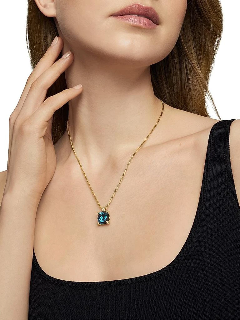 David Yurman Chatelaine Pendant Necklace in 18K Yellow Gold