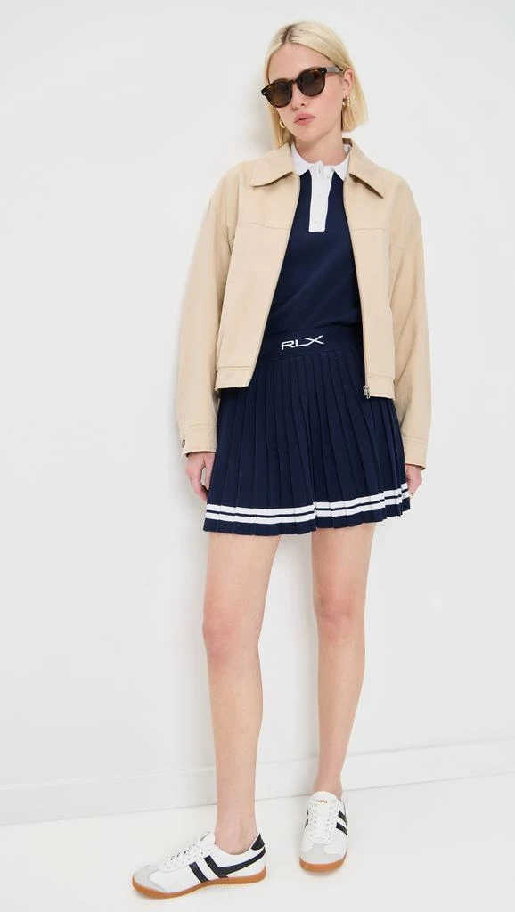 Ralph Lauren Cotton Blend Pleated Skort 4