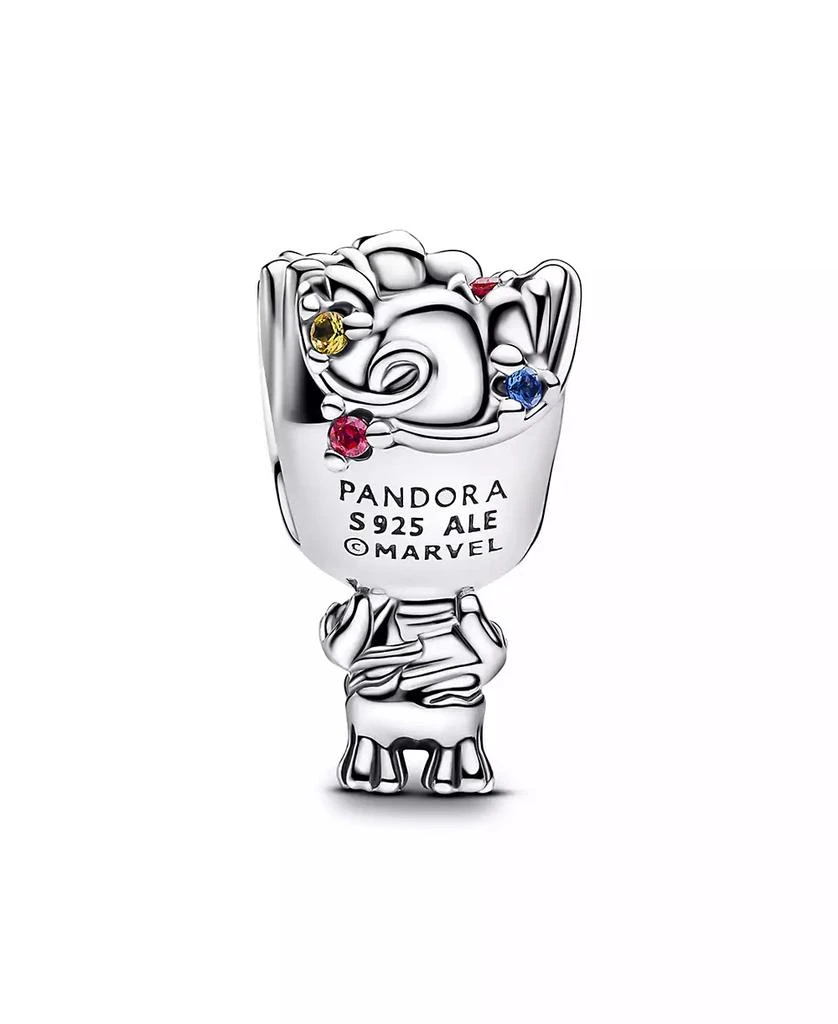 PANDORA Sterling Silver Marvel Groot Star Charm 1