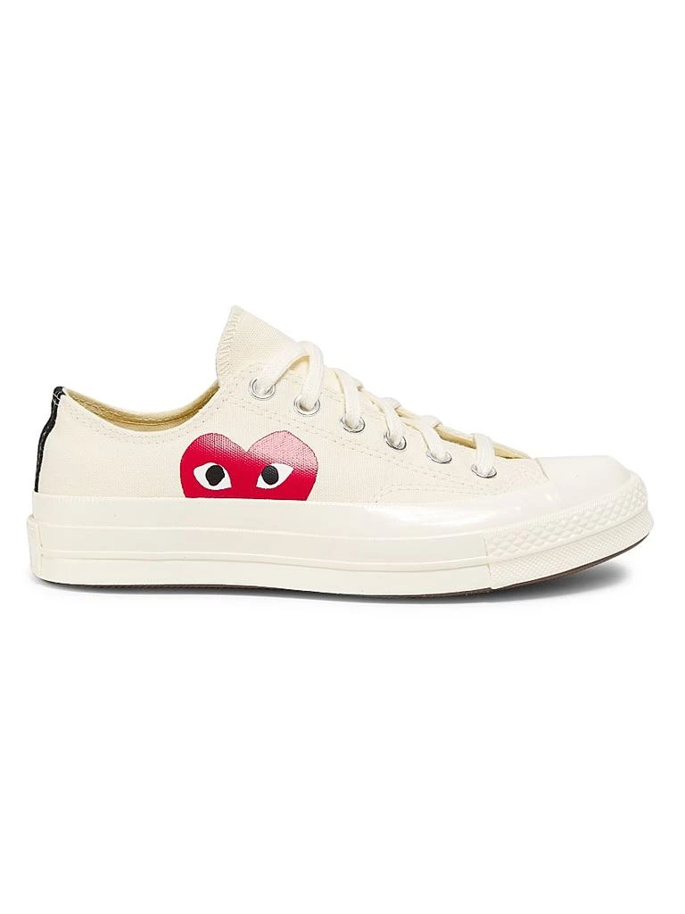 Comme des Garcons CdG PLAY x Converse Women's Chuck Taylor All Star Peek-A-Boo Low-Top Sneakers 1