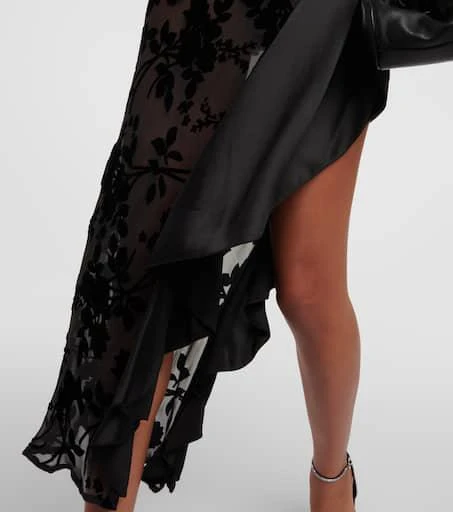 Rodarte Asymmetrical bias slip dress 5
