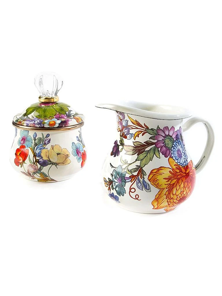 MacKenzie-Childs Flower Market Lidded Sugar Bowl 2