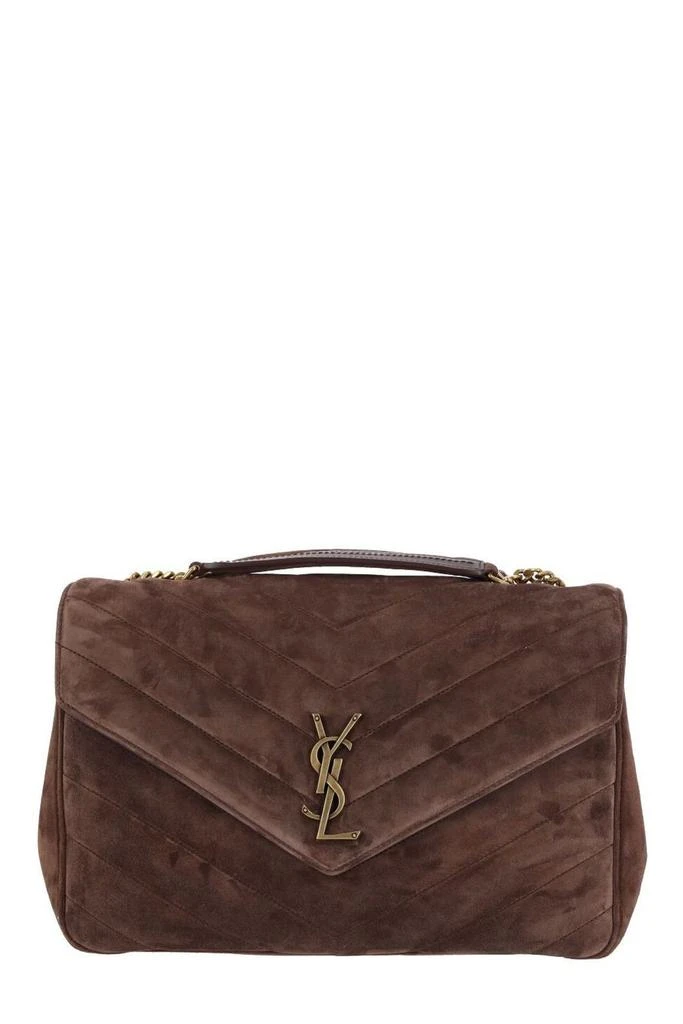 Yves Saint Laurent Saint Laurent Loulou Logo Plaque Large Shoulder Bag 1