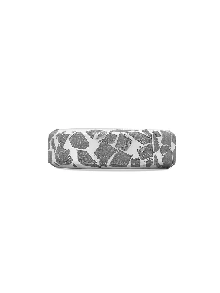 David Yurman Meteorite Band Ring in Sterling Silver, 8.5MM 3