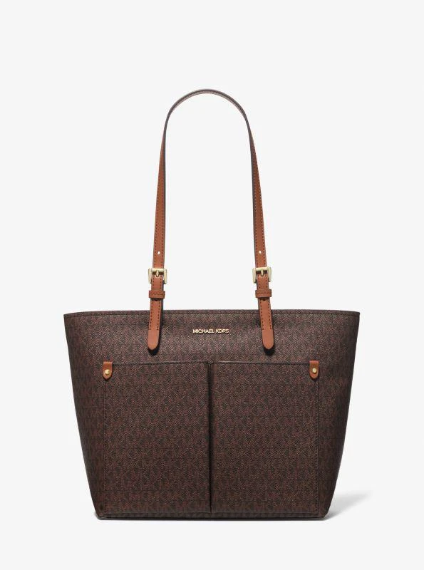 Michael Kors Jet Set Medium Logo Pocket Tote Bag 1