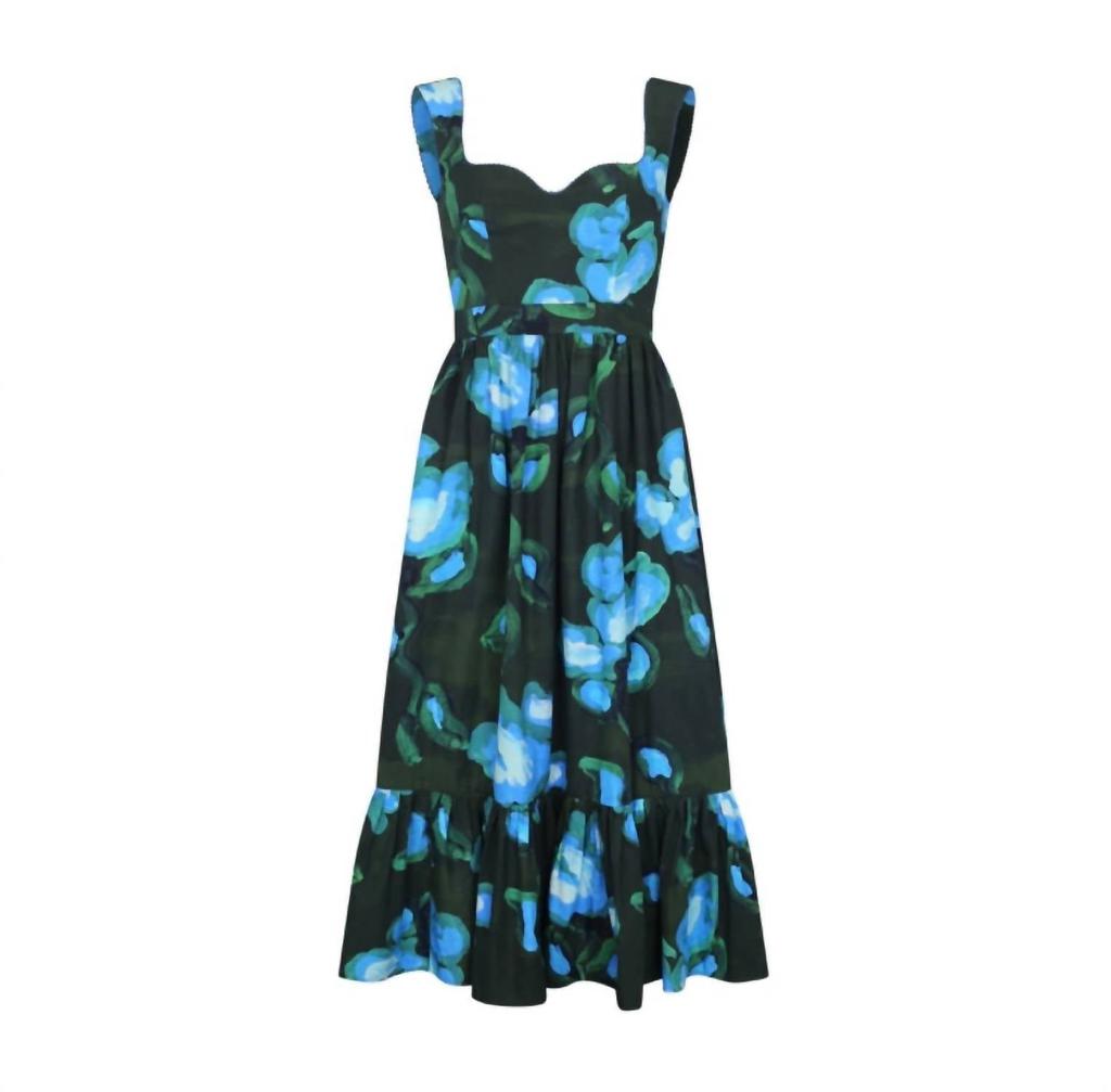 De Loreta Women's Quinoa Dress In Recuerdos Verde