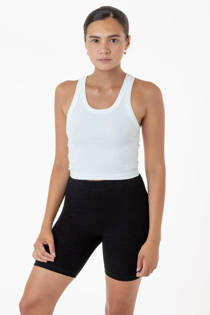 Los Angeles Apparel 4328 - Sporty Baby Rib Crop Tank 24