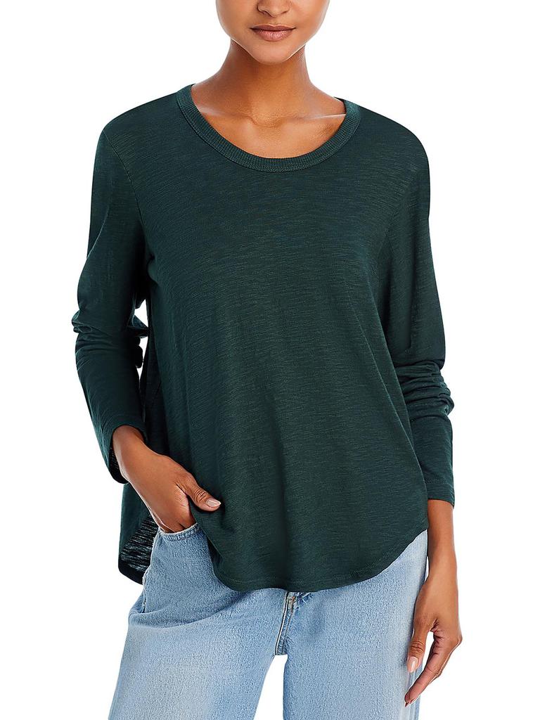 Wilt Womens Cotton Long Sleeve Pullover Top